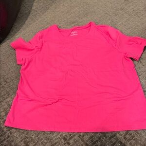 Talbots Vibrant Pink Short Sleeve Tee